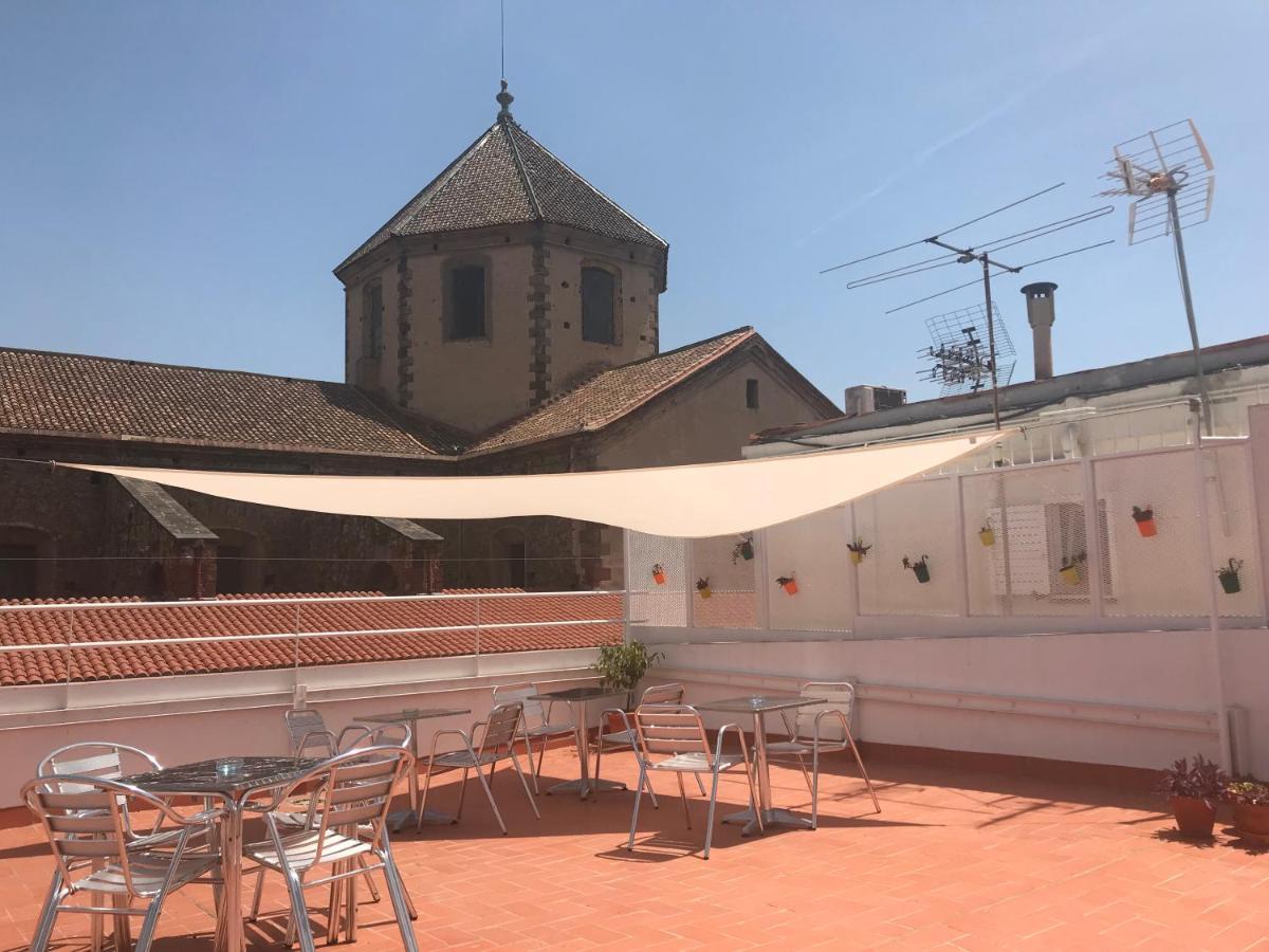 Hostal La Terrassa Barcelona Bagian luar foto