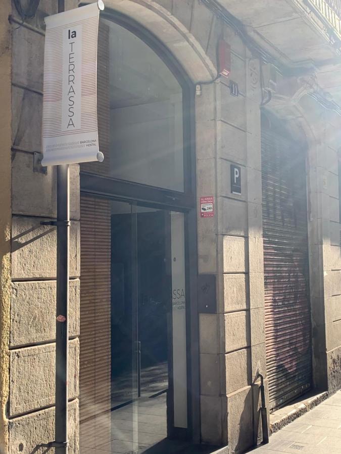 Hostal La Terrassa Barcelona Bagian luar foto